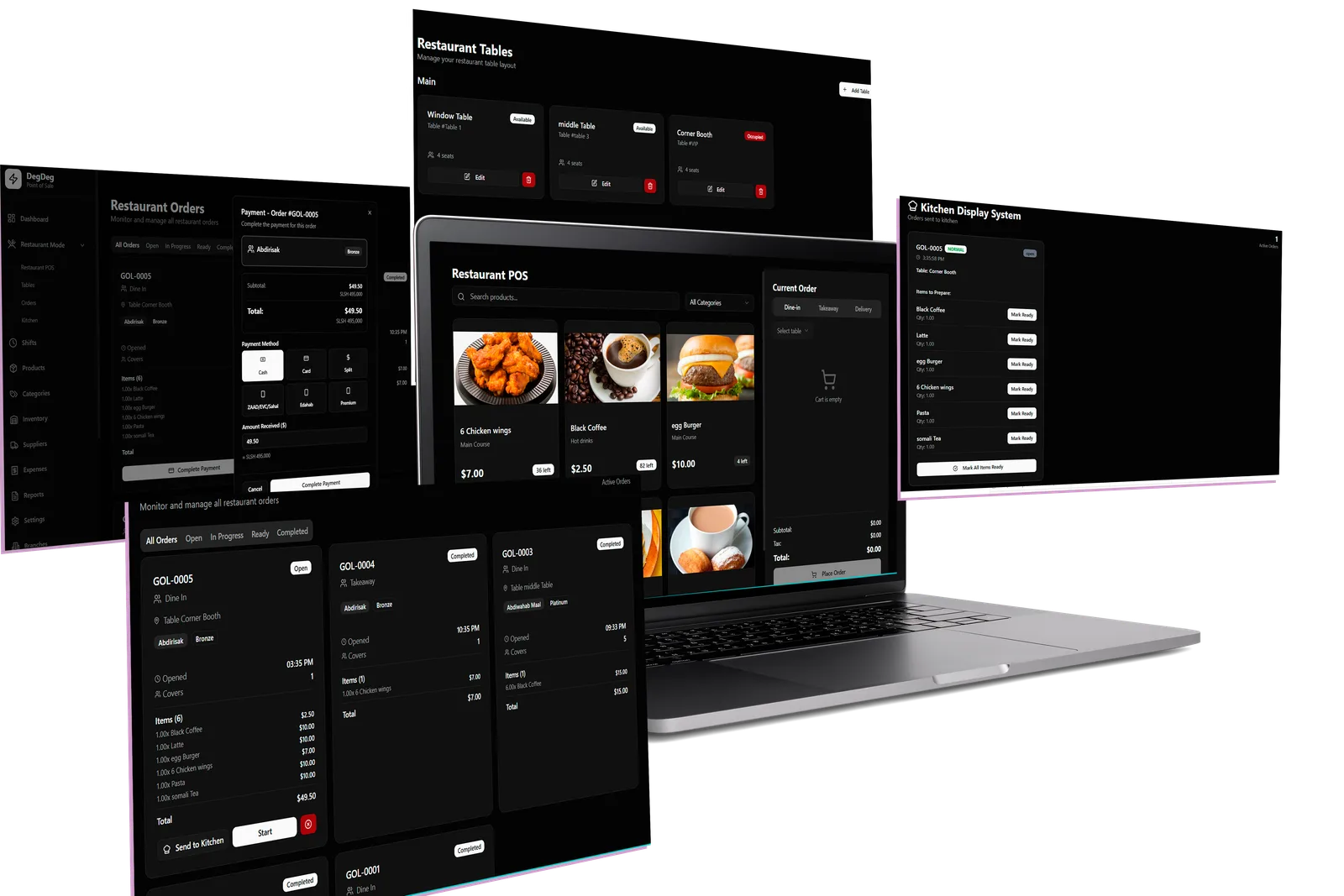 DegDeg POS — Restaurant